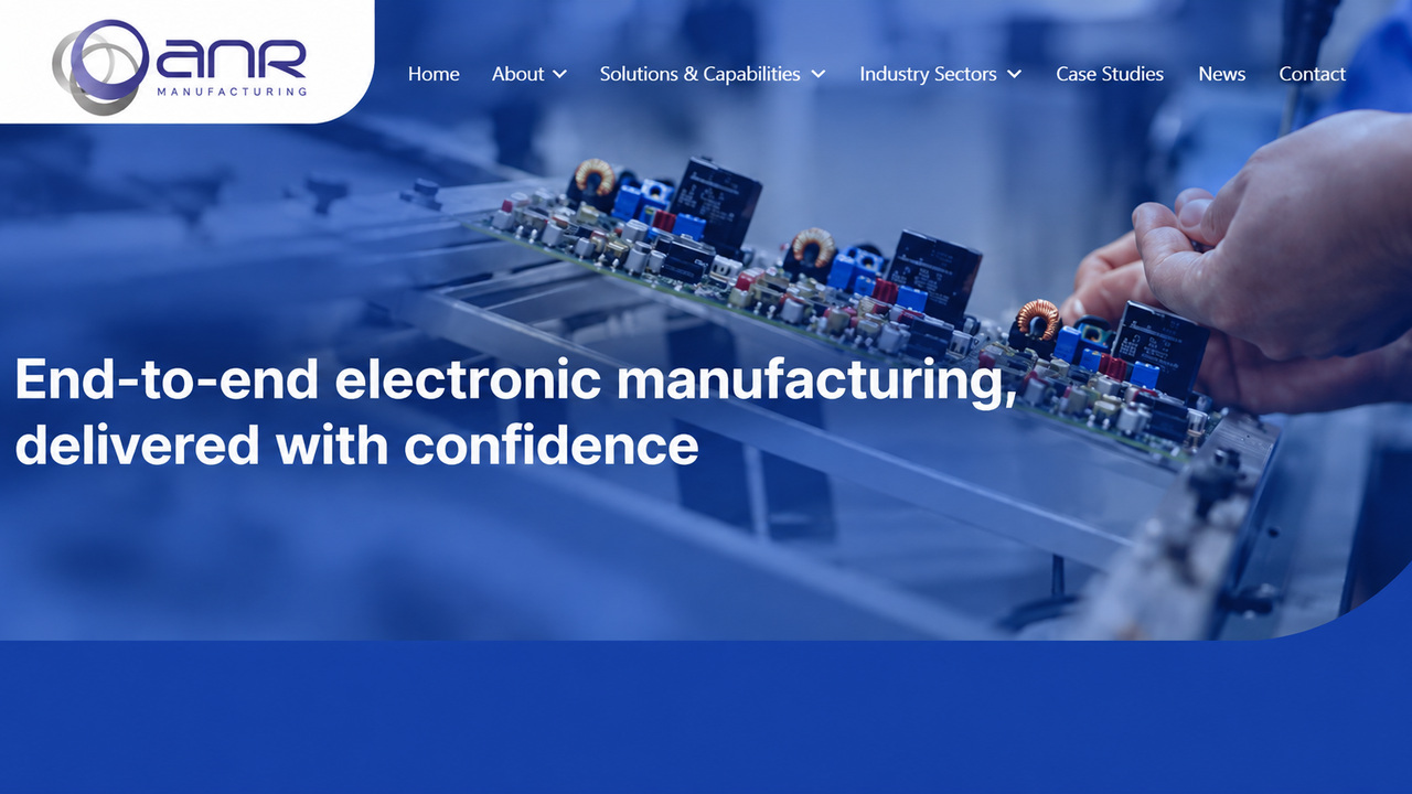 BBI Brandboost Launches New Website for Longstanding Client ANR Manufacturing